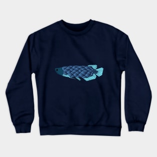 Geometric arowana Crewneck Sweatshirt